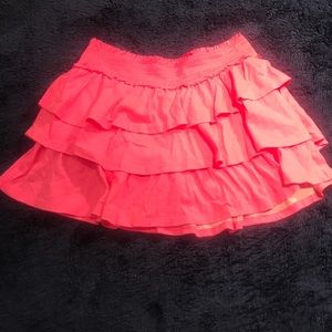 Trendy hot pink girls skirt